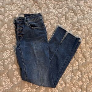 Free People split hem jeans